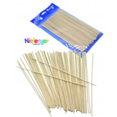 PALILLOS LARGOS MANUALIDADES SIN PUNTA 100 UND