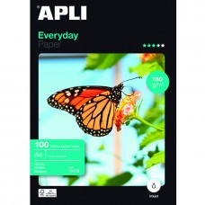PAPEL FOTOGRAFICO APLI PAQ 100 HJ 180G PAPEL FOTOGRAFICO APLI PAQ 100 HJ 180G