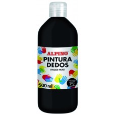 PINTURA DEDO 500 CC NEGRO alpino