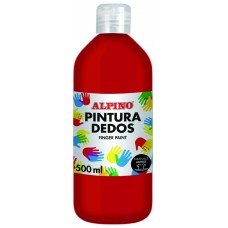PINTURA DEDO 500 CC ROJO ALPINO