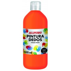 PINTURA DEDO 500 CC NARANJA ALPINO