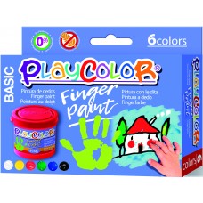 PINTURA DEDOS PLAYCOLOR TARRO 40ML 6 COL