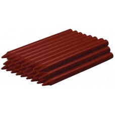 PLASTICERAS COLOR MARRON OSCURO  C/25