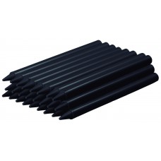 PLASTICERAS COLOR  NEGRO  C/25