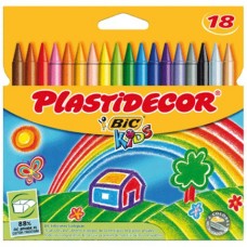 PLASTIDECOR 18 COLORES PLASTIDECOR 18 COLORES