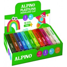 PLASTILINA ALPINO CAJA 12 COLORES 150 G PLASTILINA ALPINO CAJA 12 COLORES 150 G