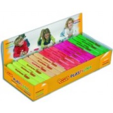 PLASTILINA FLUORESCENTE 50GR CAJA DE 30 PASTILLAS PLASTILINA FLUORESCENTE 50GR CAJA DE 30 PASTILLAS