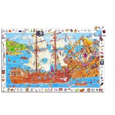 PUZZLES DESCUBRIMIENTO 100 PIEZAS LOS PIRATAS DJECO PUZZLES DESCUBRIMIENTO 100 PIEZAS LOS PIRATAS DJECO