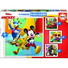 PUZZLES PROGRESIVOS CLUB HOUSE MICKEY