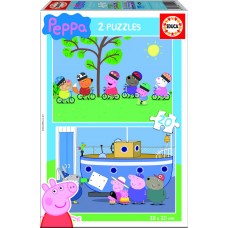 PUZZLES 2 X 48 PEPA PIG PUZZLES 2 X 48 PEPA PIG