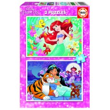 PUZZLES 2 X 48 SIRENITA Y JASMINE PUZZLES 2 X 48 SIRENITA Y JASMINE