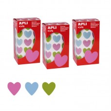 GOMET ROLLO CORAZONES DE COLORES APLI