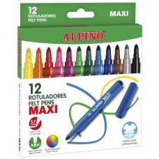 ROTULADOR ALPINO MAXI C/12