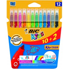 ROTULADOR BIC KID C/ 12 COLORES