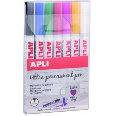 ROTULADOR PARA CERAMICA APLI 7 COLORES ROTULADOR PARA CERAMICA APLI 7 COLORES