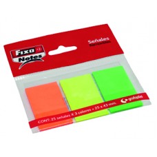 SEÑALIZADOR FLUORESCENTE 3 COLORES 25X43 25HJ SEÑALIZADOR FLUORESCENTE 3 COLORES 25X43 25HJ