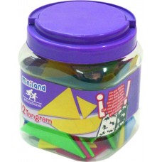 TANGRAM DE COLORES BOTE DE 12 TANGRAM