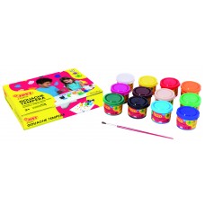TEMPERA CAJA DE 12 COLORES JOVI  35ML