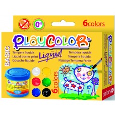 TEMPERA PLAYCOLOR 6 COLORES 40ML TEMPERA PLAYCOLOR 6 COLORES 40ML