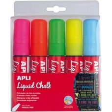 TIZA LIQUIDA FLUORESCENTE PUNTA FINA APLI TIZA LIQUIDA FLUORESCENTE PUNTA FINA APLI